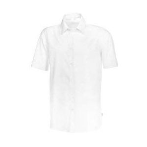 BP 1564-682 Heren hemd 1/2 mouw uit gemengd weefsel met stretchaandeel wit, maat 45-46