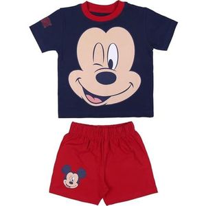 CERDÁ LIFE'S LITTLE MOMENTS Zomerpyjama, Mickey Mouse, blauw, officiële Disney-licentie, voor kinderen, Azul Y Amarillo, 24 Maanden