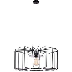 Homemania hanglamp, metaal, zwart