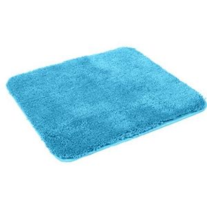 Kinzler J-10003/41 turquoise badmat, microvezel, 50x55 cm zonder uitsparing