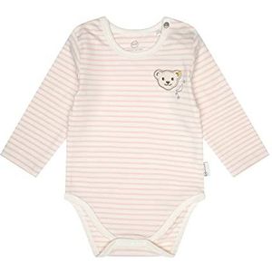 Steiff Uniseks baby body lange mouwen GOTS onderhemd, Gardenia, 80 cm