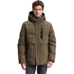 Tom Tailor - Regular Fit Bodywarmer - Effen - Herenjack - Afneembare Capuchon