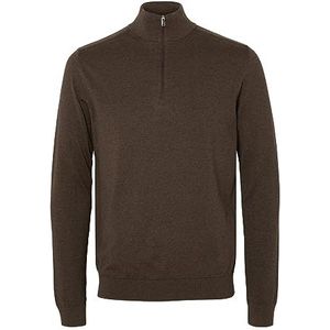SELECTED HOMME Heren SLHBERG Half Zip Cardigan NOOS 16074687, Demitbeker., XL