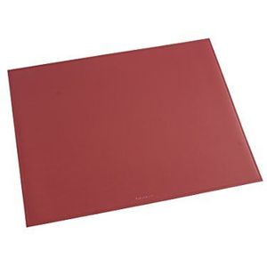 Läufer Durella 40654 bureauonderlegger, 52 x 65 cm, rood, antislip bureauonderlegger voor hoog schrijfcomfort, afwasbaar