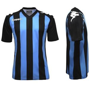Kappa Kappa4soccer Vignes Blue Sky-Black Shirt Unisex volwassenen