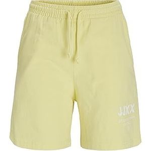 JACK & JONES dames Shorts Jjxx Jxbarbara Hw Relaxed Vint Shorts,Elfin Geel/Detail:Helder Wit Print Cali 1,XS