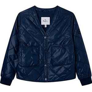 Pepe Jeans Sheryline jas voor meisjes en meisjes, Blauw (Dulwich), 12 jaar