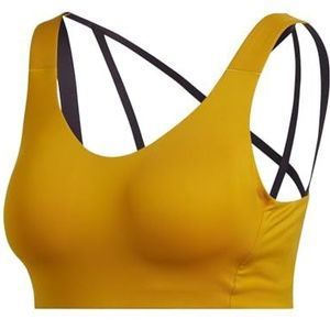 adidas ULT Alpha sportbeha voor dames, Legacy goud/Noble Purple, XXS