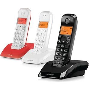 Motorola - S1203 - Digitale Draadloze Telefoons - Zwart - Met Oproepblokkering
