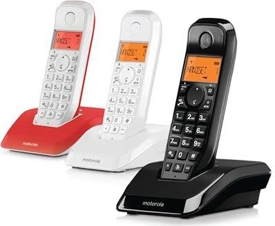 Motorola - S1203 - Digitale Draadloze Telefoons - Zwart - Met Oproepblokkering