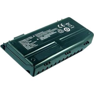 Amsahr Vervangende laptopbatterij voor Mechrevo 76280N0-163800200, GE5SN-00-01-3S2P-1, GE5SN-00-12-3S2P-0, GE5SN-03-12-3S2P-1, inclusief stereo hoofdtelefoon. telefoon