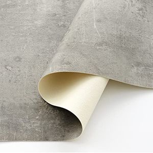 Zinc - vinyl tapijt, groot, grijs, 60 x 100 cm, antislip en onderhoudsvriendelijk, geschikt voor keuken, woonkamer of buiten, simuleerend, beton
