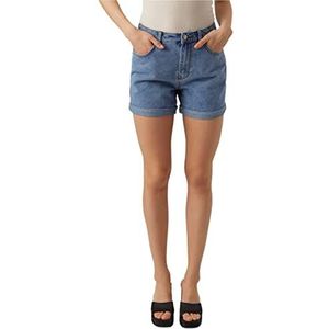 VERO MODA Vmzuri Hr Loose Mix Noos Shorts voor dames, blauw (medium blue denim), XS