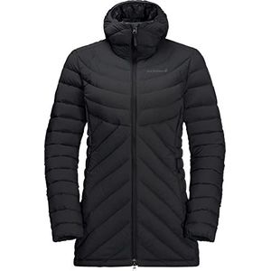 Jack Wolfskin Athletic Down Coat gebreide jas dames, Zwart, XS