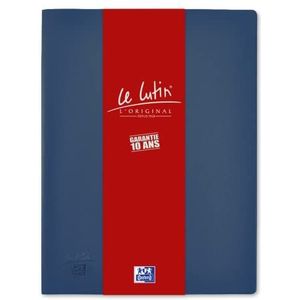 Elba 100206396 Le Lutin zichtboek, A4 dwars, inclusief 10 hoezen, meerkleurig (blauw/rood)