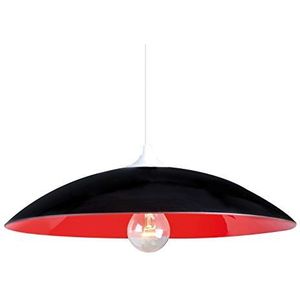 LUSSIOL 258624 hanglamp, binnenverlichting, zwart/rood