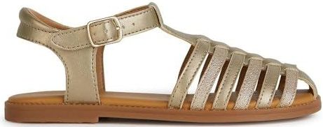 Geox J Karly Girl Sandalen voor meisjes, platina, 28 EU