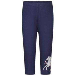 SALT AND PEPPER BY KIDS PARK Girls Capri Print Horses, True Navy, 98