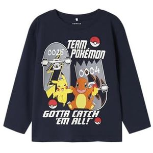 NAME IT - NMMSTERN POKEMON - Shirt - Navy - Lange Mouwen