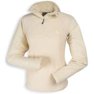 Tatonka Essential dames ""Ituna 1/2Zip Pullover Women"" fleece pullover, maat 42, crème