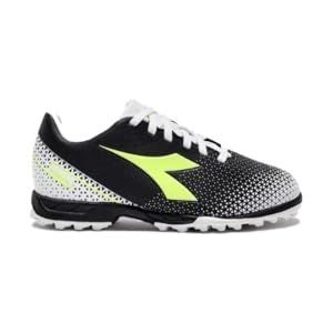 Diadora PICHICHI 6 TF JR voetbalschoenen, zwart/geel fluo DD/wit, 33 EU, Zwart Geel Fluo Dd Wit, 33 EU