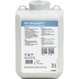 BWT Mineraal F1, jerrycan van 4 x 3 liter, 1-7 graden dH totale hardheid