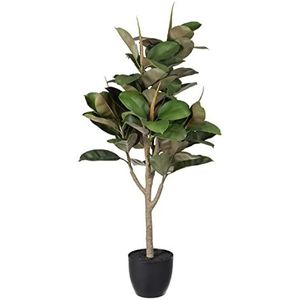 Decoratieve plant 134 cm groen PVC eiken