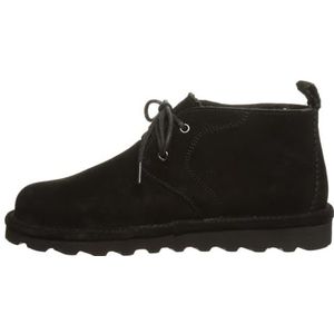 BEARPAW Skye Leren Chukka Laarzen voor dames - 2578W, Zwart II, 38 EU