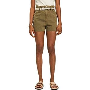 ESPRIT Shorts voor dames, Kaki Groen, 33W