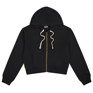 Champion Legacy Vintage Wash W (117631) - Nano-Fleece Hooded Sweatshirt met capuchon, Zwart (NBK), M Dames FW24, zwart (Nbk), M