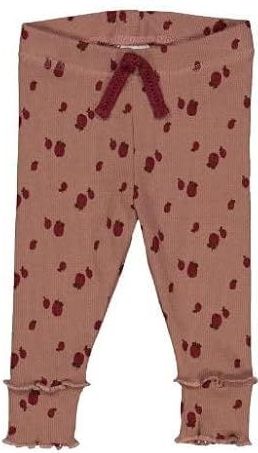 Müsli by Green Cotton baby-meisjes apple leggings, Daydream/Cabernet/Bark, 56
