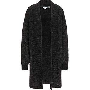 aleva Dames Cardigan 15409808-AL04, zwart melange, M/L, Zwart melange, M/L