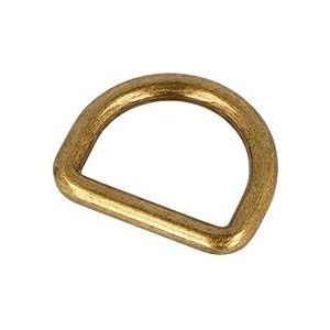 VELOX D-ring Zamak oud goud 19,5 mm 5u