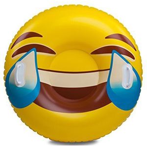 BigMouth BMST-TE Big Mouth Snow Tube Emoji, meerkleurig