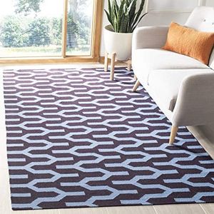 Safavieh Dhurrie tapijt, DHU630 modern 160 x 230 cm paars/blauw