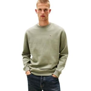 Tommy Jeans - Tjm Reg S Flag Crew - Sweatshirt - Groen