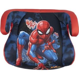 Isofix Marvel Spiderman kinderstoel voor kinderen met een lichaamslengte van 125 tot 150 cm superhelden heren spin kinderzitje rood lichtblauw veiligheid
