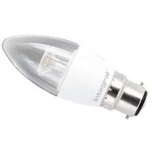 Integral Ledlamp, B22, dimbaar koel wit, 5000 K, helder, warm wit, B22d, 6,5 wattsW 220 V