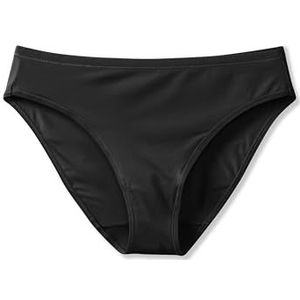 CALIDA Dames ondergoed Eco Sense, zwarte slip van nylon, met pull-on sluiting en eenvoudige snit, maat: 40/42