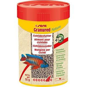 sera Granured Nature 100 ml (55 g) - hoofdvoer voor kleinere carnivore cichliden, voer voor Malawi & Tanganjika