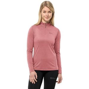 Jack Wolfskin Sky T-shirt thermal Hz dames, Mineraal rood., XXL