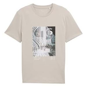 TOM TAILOR Denim T-shirt voor heren, 11754 - Light Dove Grijs, XXL