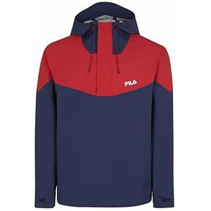 FILA Trencin Windbreaker Pull-on Jacket voor heren, Medieval Blue-True Red, XS