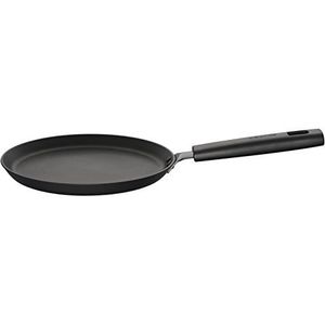 Fiskars Pannenkoekenpan, voor alle kookplaten, Ø 22 cm; aluminium/kunststof, krasbestendig, antiaanbaklaag, zwart, Hard Face, 1052229, Omelet pan