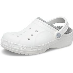 Crocs Ralen Lined Clog Romeinse sandalen, uniseks, Wit Light Grey, 47 EU