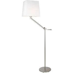 LEDS C4 25 – 1566 – 81 – 82 – voetsalon Milan 1 x E27 max 100 W nikkel Satina