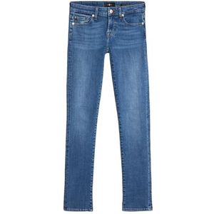 7 For All Mankind Low Skinny Yuma, lichtblauw, 24W