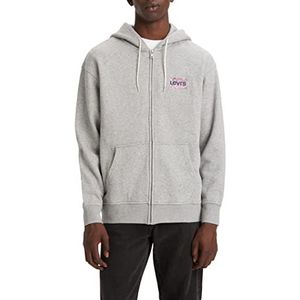 Relaxed Graphic Sweatshirt met rits Mannen