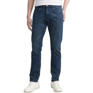 TOM TAILOR Josh Regular Slim jeans met stretch voor heren, 10282 - Dark Stone Wash Denim, 32W / 36L
