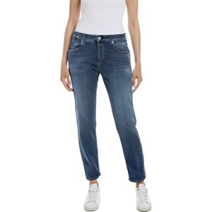 Replay Dames Jeans Marty Boyfit, donkerblauw 007-1, 26W / 28L